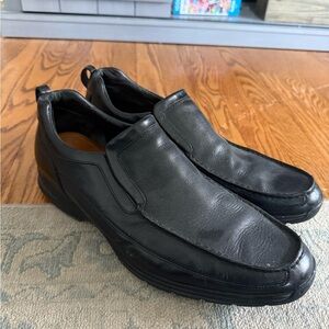 Cole Haan x Nike Black Leather Slip-On Loafers with Comfort Fit